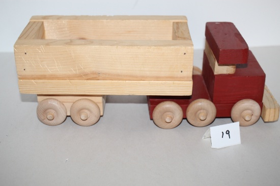 Wooden Truck, 12" x 4 1/4"