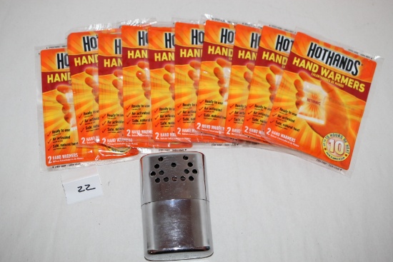 Jon-E Hand Warmer-Aladdin Mfg. Company, 10 Unopened Packs Of Hot Hands Hand Warmers