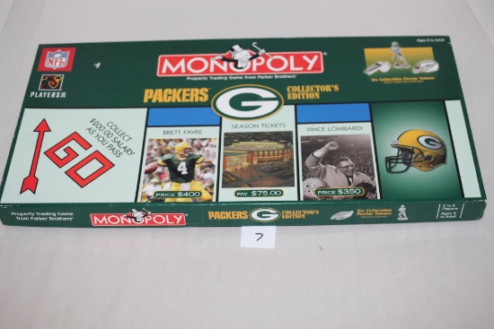 Green Bay Packers Monopoly Game, Collector's Edition, 2003, Hasbro