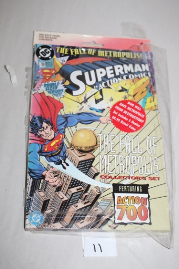 Superman Fall Of Metropolis Collector's Set, #700 Jun 1994, #91 Jul 1994, #28 Jul 1994, #514