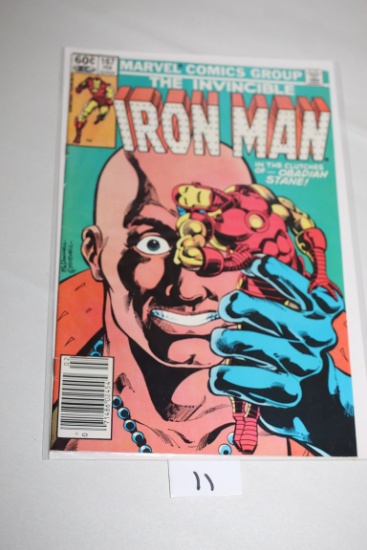 Iron Man Comic Book, 60 Cents, #167, February 1982, Marvel Comics, Bagged & Boarded