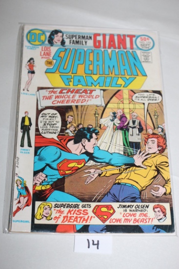 Superman Family Giant Comic Book, 50 Cents, #172, September, DC Comics, Bagged & Boarded