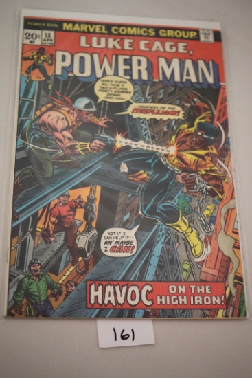 Power Man Comic Book, 20 Cents, #18, April, Marvel Comics, Bagged & Boarded