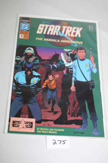Star Trek, The Modala Imperative Comic Book, #4, DC Comics, Bagged & Boarded
