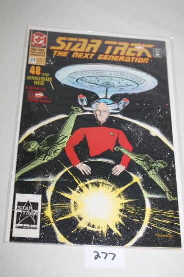 Star Trek, The Next Generation Comic Book, 48 Page Anniversary Issue, #24, October 1991