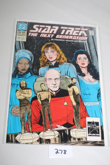 Star Trek, The Next Generation Comic Book, #21, July 1991, DC Comics, Bagged & Boarded