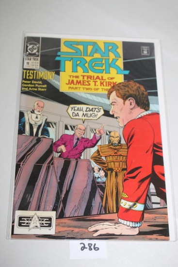 Star Trek, The Trial Of James T. Kirk Comic Book, #11, August 1990, DC Comics, Bagged & Boarded