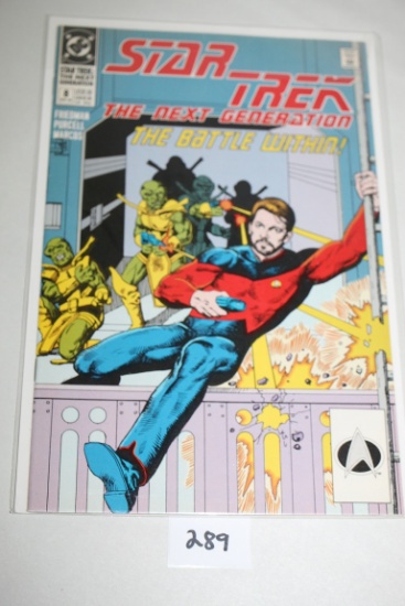 Star Trek, The Next Generation Comic Book, #8, May 1990, DC Comics, Bagged & Boarded