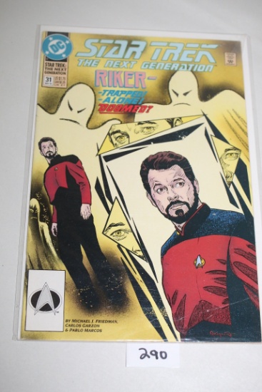 Star Trek, The Next Generation Comic Book, #31, May 1992, DC Comics, Bagged & Boarded