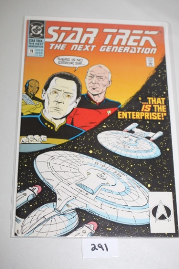 Star Trek, The Next Generation Comic Book, #11, August 1990, DC Comics, Bagged & Boarded