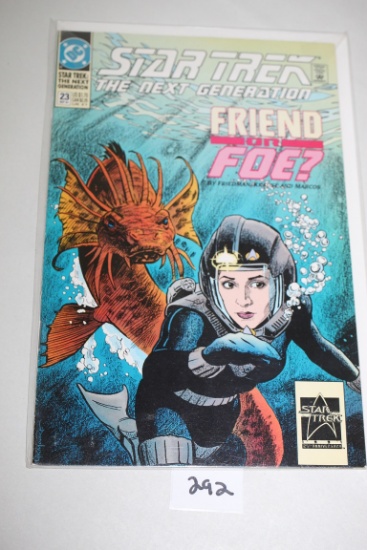 Star Trek, The Next Generation Comic Book, #23, September 1991, DC Comics, Bagged & Boarded