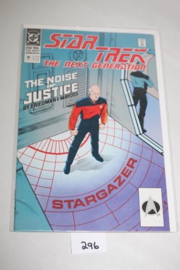 Star Trek, The Next Generation Comic Book, #10, July 1990, DC Comics, Bagged & Boarded