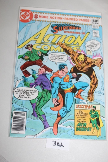 Superman Action Comics, 50 Cents, #511, September, DC Comics, Bagged & Boarded