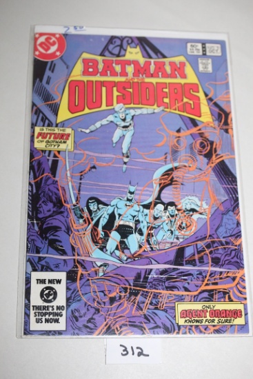 Batman And The Outsiders Comic Book, 60 Cents, #3, October, DC Comics, Bagged & Boarded