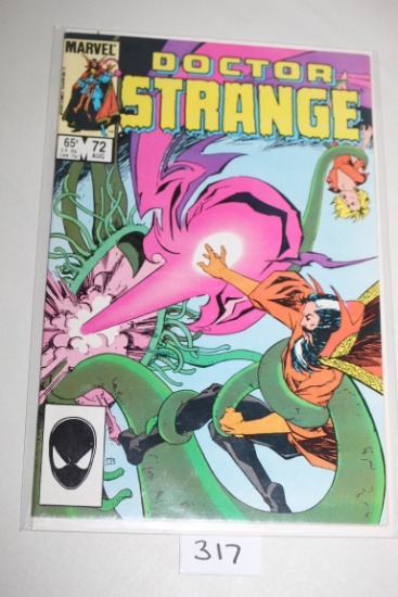 Doctor Strange Comic Book, 65 Cents, #72, August 1985, Marvel Comics, Bagged & Boarded