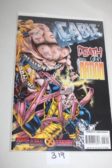 Cable Comic Book, X-Men Deluxe, February, Marvel Comics, Bagged & Boarded