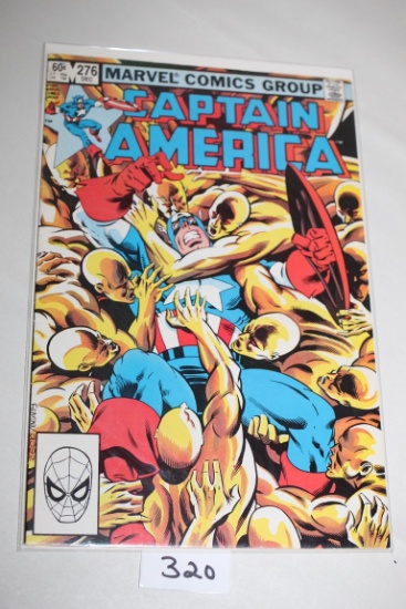 Captain America Comic Book, 60 Cents, #276, December 1982, Marvel Comics, Bagged & Boarded