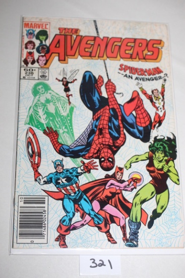 Avengers Comic Book, 60 Cents, #236, October 1983, Marvel Comics, Bagged & Boarded