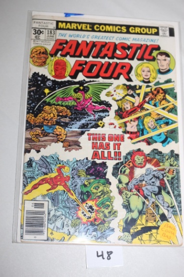 Fantastic Four Comic Book, 30 Cents, June 1977, Marvel Comics, Bagged & Boarded