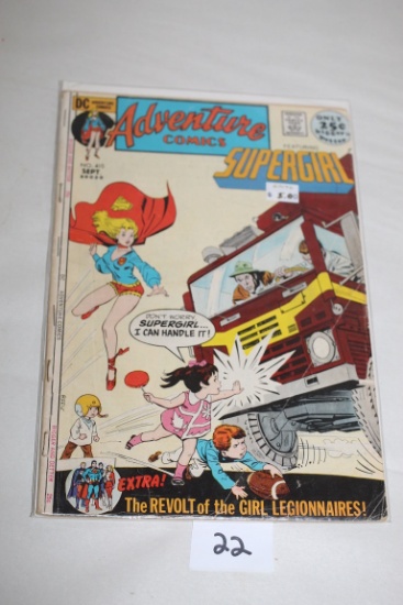 Adventure Comics, 25 Cents, #410, Sept., DC Adventure Comics, Bagged & Boarded