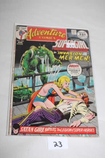Adventure Comics, 25 Cents, #409, Aug., DC Adventure Comics, Bagged & Boarded