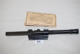 Weaver Scope-B6 & Mounting Screws, 13 1/2