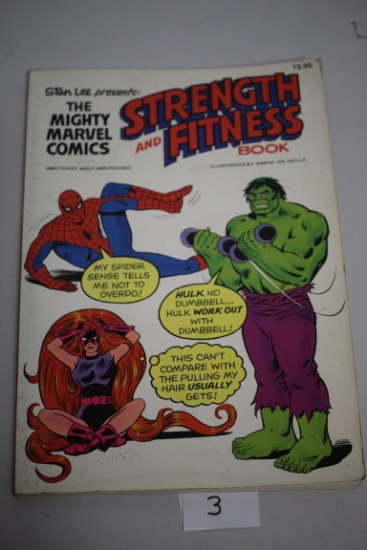 Strength & Fitness Book, 1976, Marvel Comics, Simon & Schuster, Paperback