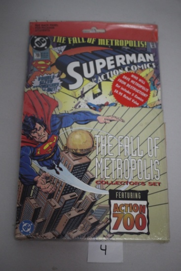Superman In Action Comics, The Fall Of Metropolis Collector's Set, #700, June 1994, DC Comics