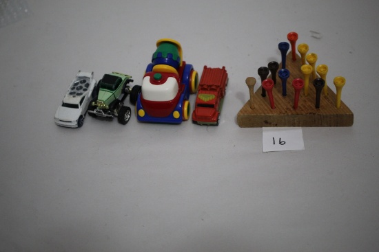 Assorted Cars, Trucks, Game