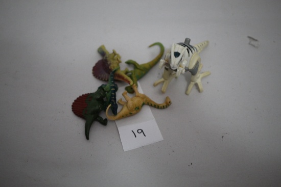 Assorted Plastic Toy Dinosaurs