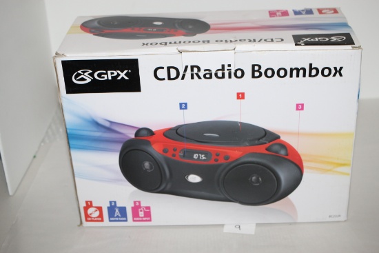 CD/Radio Boombox, GPX, BC232R, NIB, Box Opened