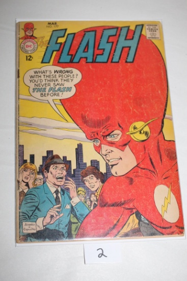 The Flash Comic Book, 12 Cents, #177, March, DC Superman National Comics, Bagged & Boarded