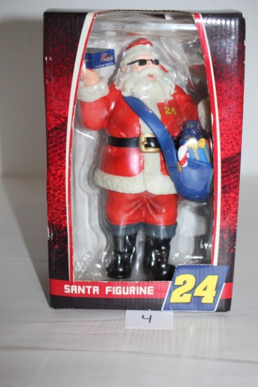 #24 Jeff Gordon Santa Figurine, Nascar, Trevco, 8", NIB