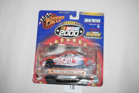 Tony Stewart #20 Home Depot Die Cast Replica, 1/43 Scale, Official Nascar 2000, Winner's Circle