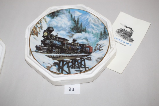 Winter Crossing From The Winter Rails Plate Collection, The Hamilton Collection, Artist Ted Xaras