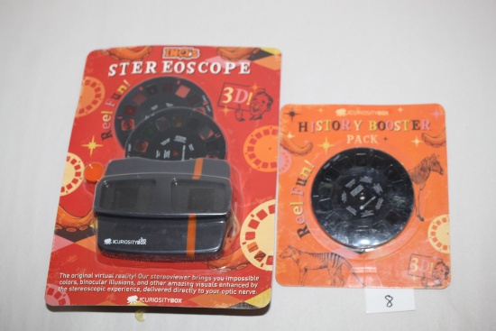 Stereo Scope, 3D, A Tour Of The Solar System Reel & Binocular Optical Illusions Reel