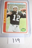 Topps Ken Stabler Card, #365, 1978, QB, Raiders