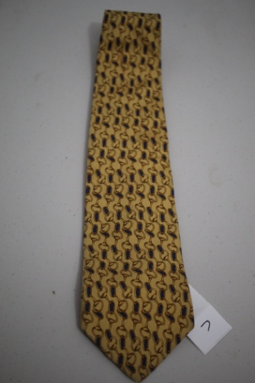 Brooks Brothers Makers All Silk Tie, Hand Made In USA, Imported Fabric