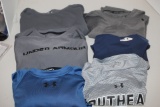 Assorted Sports Shirts, Names Include Under Armour, Nike, XL, XXL, Fitted, Loose, Small