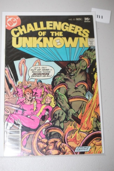 Challenge Of The Unknown Comic Book, 35 Cents, #83, Nov., DC Comics, Bagged & Boarded