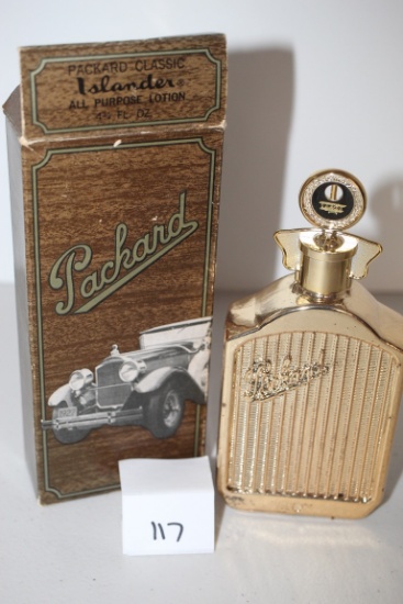 Vintage Avon Packard Classic Islander All Purpose Lotion Bottle, Not Empty, 6 1/2"