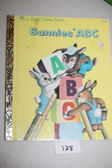 Vintage Bunnies' ABC Childrens Book, A Little Golden Book, 1985, Illustrated By Garth Williams