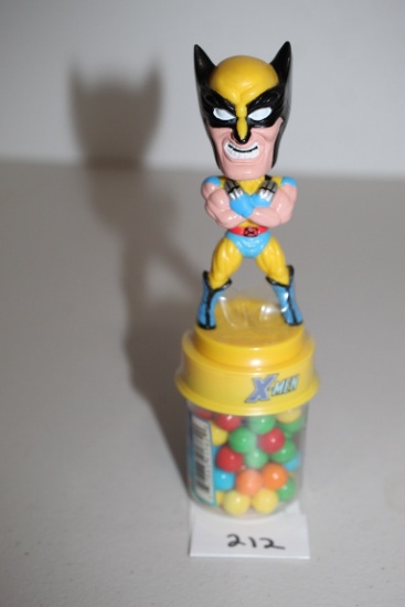 Wolverine X-Men Bobblehead Candy Topper, Toy Site, Marvel, Plastic, 6 3/4"