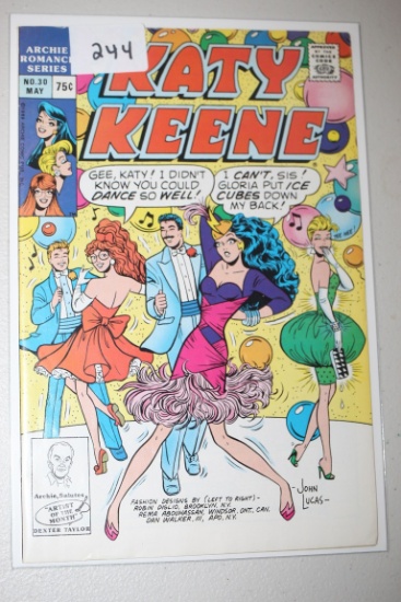 Katy Keene Comic Book, 75 Cents, #30, May, Archie Romance Series, Bagged & Boarded