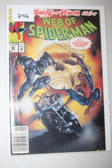 Spirits Of Venom Part 3, Web Of Spider-Man Comic Book, #96, Jan. 1992, Marvel Comics