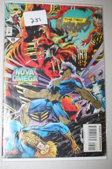 The New Warriors Comic Book, Nova Omega, #60, June, Marvel Comics, Bagged & Boarded