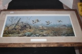 Framed & Matted 1996 Zoellick Print, 197/1000, 40 1/4