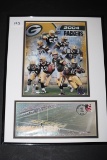 Framed & Matted 2004 Packers Picture, Lambeau Field Envelope, NFL, 16 1/4