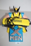 Vintage Wolverine X-Men Telephone, Plastic, 1994, Marvel Entertainment Group, 8 1/4