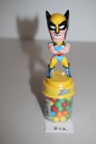 Wolverine X-Men Bobblehead Candy Topper, Toy Site, Marvel, Plastic, 6 3/4